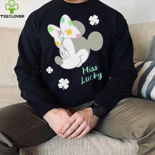 Minnie miss lucky clover St. Patrick’s Day graphic hoodie, sweater, longsleeve, shirt v-neck, t-shirt