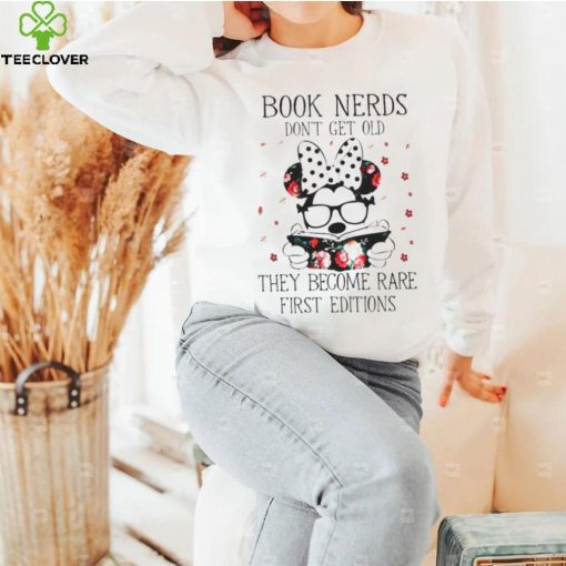 Minnie mouse book nerds don’t get old hoodie, sweater, longsleeve, shirt v-neck, t-shirt