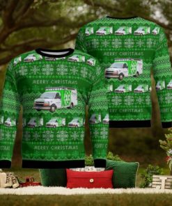 Minot, North Dakota, Trinity Health Community Ambulance Aop Christmas Ugly Sweater 3D