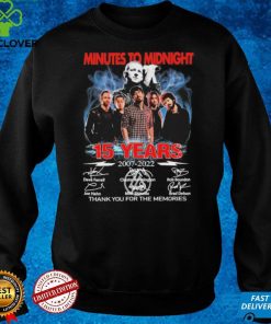 Minutes To Midnight 15 Years 2007 2022 Signatures Thank You For The Memories T Shirt