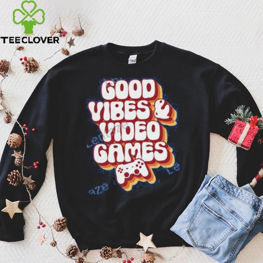 Mirandalorian Merch Good Vibes & Video Games Retro Shirt Mirandalorian Merch Good Vibes & Video Games Retro Shirt