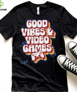 Mirandalorian Merch Good Vibes & Video Games Retro Shirt