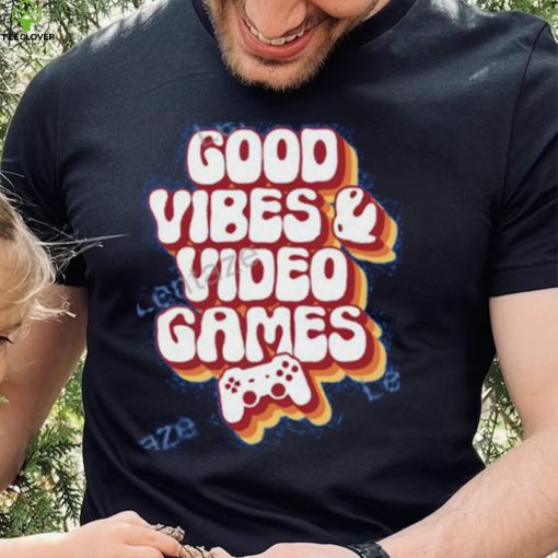 Mirandalorian Merch Good Vibes & Video Games Retro Shirt