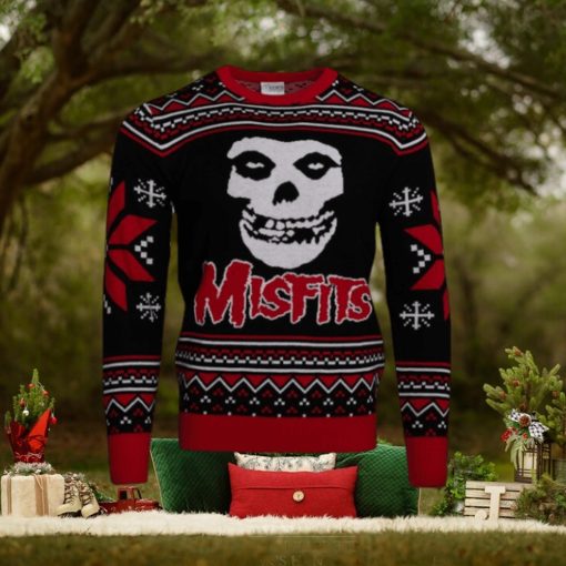 Misfits Skull Logo Ugly Christmas Sweater