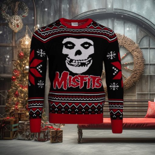 Misfits Skull Logo Ugly Christmas Sweater