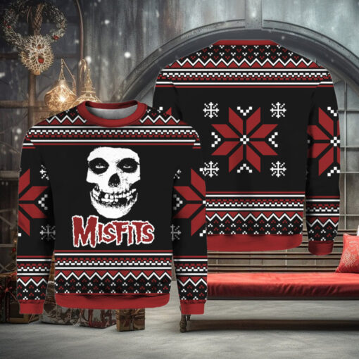 Misfits Skull Ugly Christmas Sweater