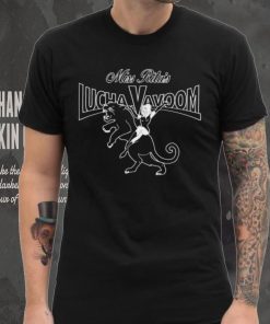 Miss Rita’s Lucha Vavoom professional wrestling cartoon shirt