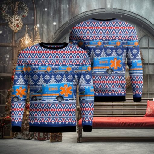 Missaukee County EMS AOP Ugly Sweater Men And Women Christmas Gift