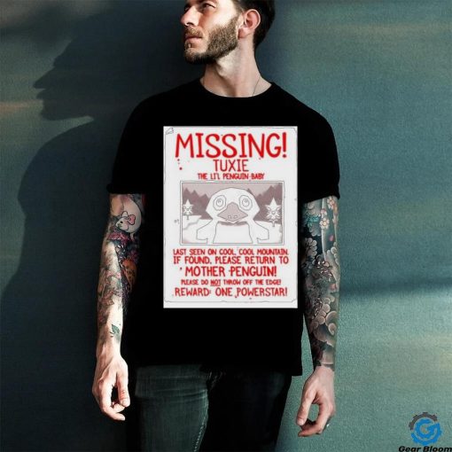 Missing Tuxie The Li’l Penguin Baby Shirt