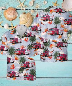 Mississauga Fire and Emergency Services Hawaiian Shirt Men And Women Gift Floral Beach