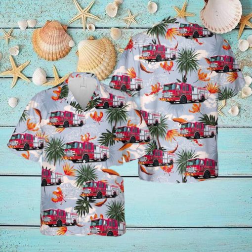 Mississauga Fire and Emergency Services Hawaiian Shirt Men And Women Gift Floral Beach