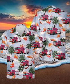 Mississauga Fire and Emergency Services Hawaiian Shirt Men And Women Gift Floral Beach