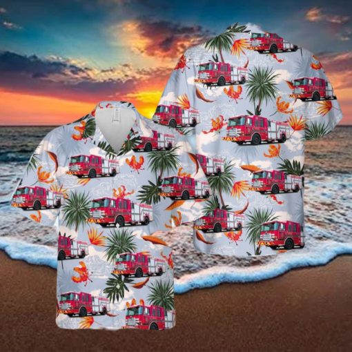 Mississauga Fire and Emergency Services Hawaiian Shirt Men And Women Gift Floral Beach