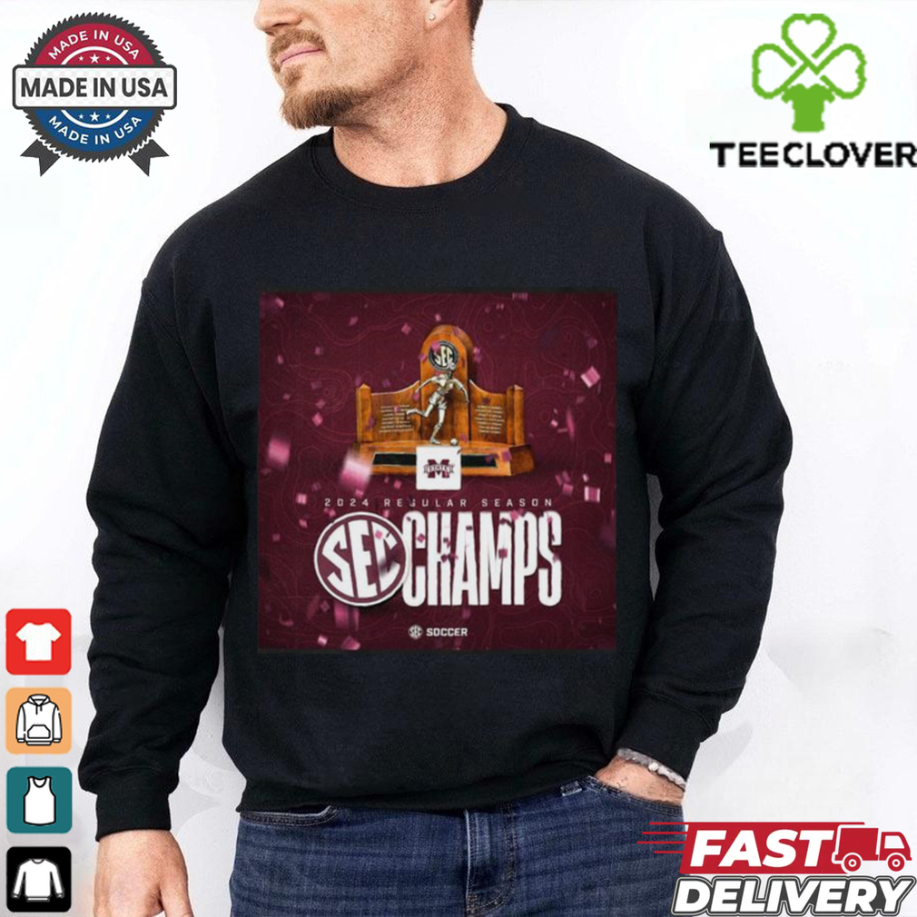 Mississippi Hail State 2024 SEC Soccer Regular Season Champions Shirt Mississippi Hail State 2024 SEC Soccer Regular Season Champions Shirt