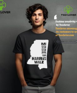 Mississippi Map for Harris Walz 2024 T Shirt
