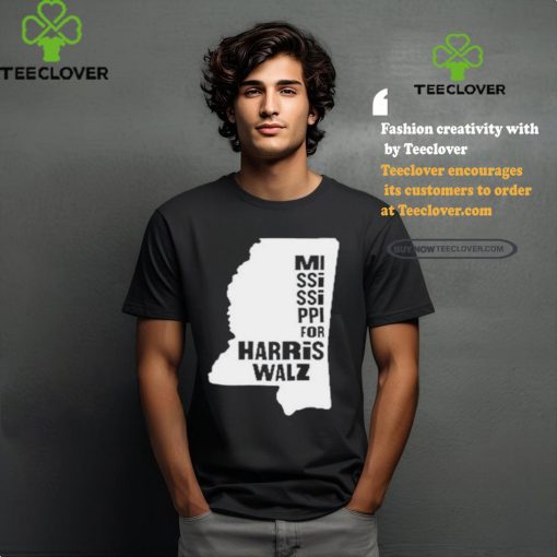 Mississippi Map for Harris Walz 2024 T Shirt