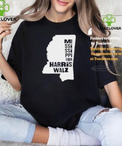 Mississippi Map for Harris Walz 2024 T Shirt