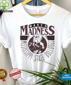 Mississippi State Bulldogs 2024 March Madness Mascot Shirt