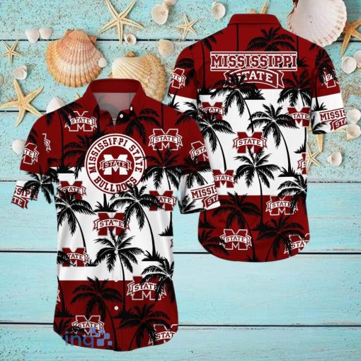 Mississippi State Bulldogs All Over Print Logo And Coconut Trending Summer Gift Aloha Hawaiian Shirt