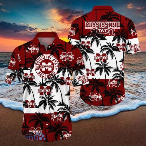 Mississippi State Bulldogs All Over Print Logo And Coconut Trending Summer Gift Aloha Hawaiian Shirt