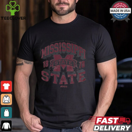Mississippi State Bulldogs Field Arched Wordmark T Shirt