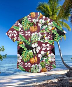 Mississippi State Bulldogs Floral Hawaiian Shirt