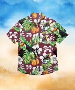 Mississippi State Bulldogs Floral Hawaiian Shirt