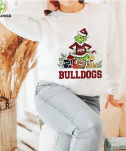 Mississippi State Bulldogs Grinch and Max dog funny Christmas shirt