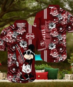 Mississippi State Bulldogs Hawaiian Shirt Mickey Love Surfing Trending Summer Gift