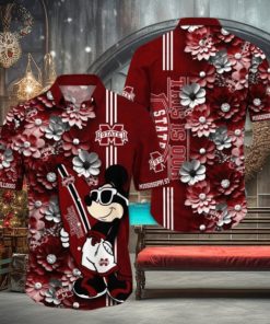 Mississippi State Bulldogs Hawaiian Shirt Mickey Love Surfing Trending Summer Gift 1 Mississippi State Bulldogs Hawaiian Shirt Mickey Love Surfing Trending Summer Gift
