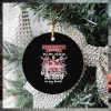 Mississippi State Bulldogs In My Veins Jesus In My Hearts Signatures Ornament Christmas