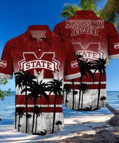 Mississippi State Bulldogs Logo Coconut Tropical Hawaiian Shirt Beach Gift For Fans