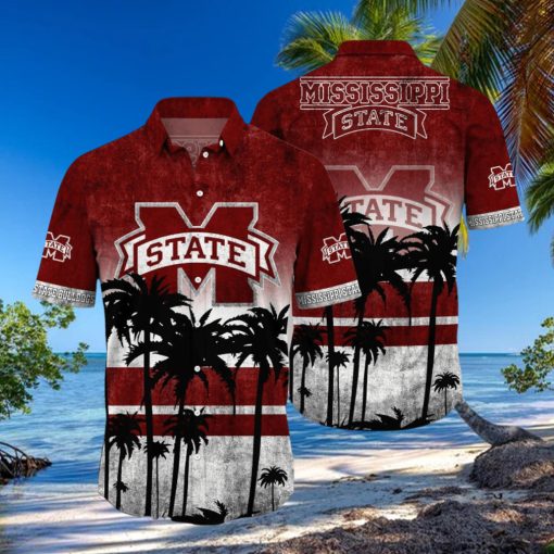 Mississippi State Bulldogs Logo Coconut Tropical Hawaiian Shirt Beach Gift For Fans