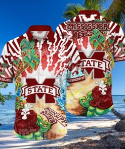 Mississippi State Bulldogs NCAA Floral Unisex All Over Print Hawaiian Shirt