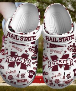 Mississippi State Bulldogs NCAA Sport Crocs Crocband Clogs Shoes Comfortable For Men Women and Kids – Footwearelite Exclusive