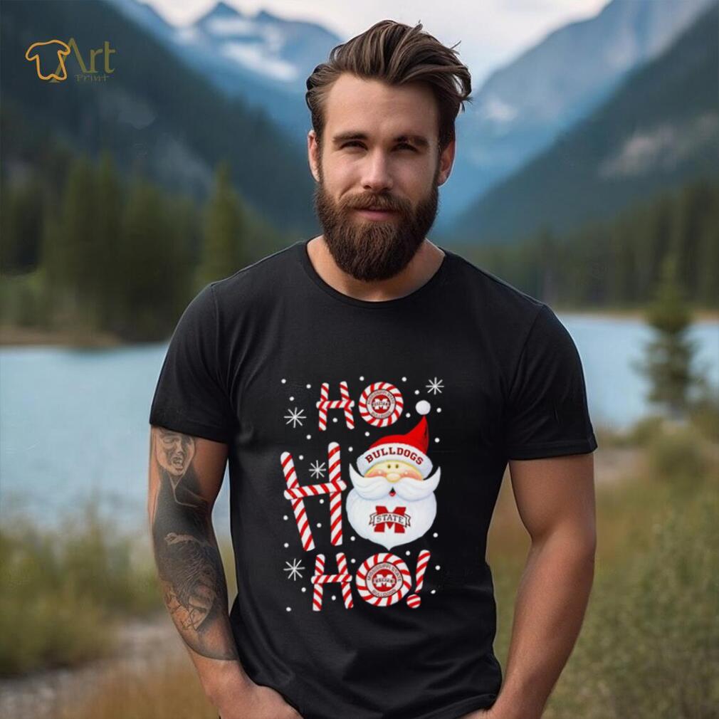 Mississippi State Bulldogs Santa Claus ho ho ho shirt Mississippi State Bulldogs Santa Claus ho ho ho shirt