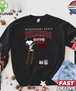 Mississippi State Bulldogs Snoopy Painting Shirt
