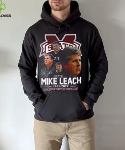 Mississippi State Mike Leach 1961 – 2022 Forever In Our Hearts Thank You For The Memories T Shirt