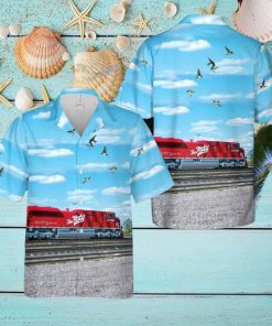 Missouri Kansas Texas Railroad UP 1988 EMD SD70ACe Hawaiian Shirt