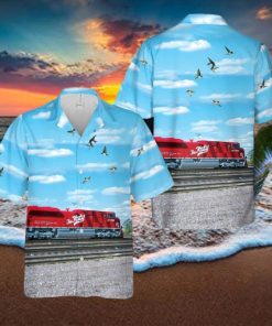 Missouri Kansas Texas Railroad UP 1988 EMD SD70ACe Hawaiian Shirt