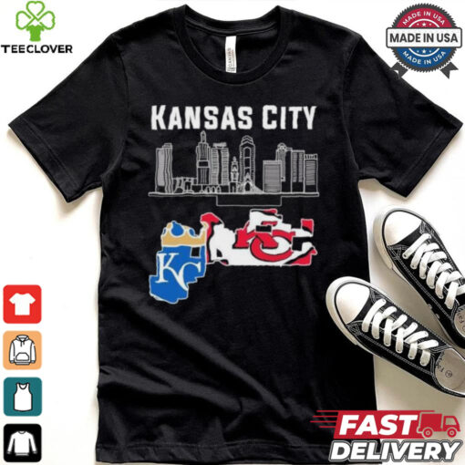 Missouri Skyline Kansas City Chiefs X Kansas City Royals Shirt