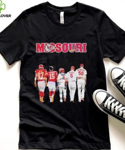 Missouri Sports Teams Kelce Mahomes Molina Pujols And Wainwright Signatures Shirt 3 Missouri Sports Teams Kelce Mahomes Molina Pujols And Wainwright Signatures Shirt