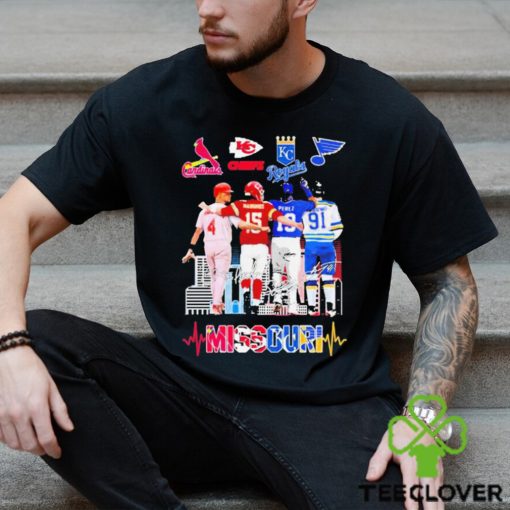 Missouri Teams Sport Yadier Molina Salvador Perez Patrick Mahome Signature Signature Shirt