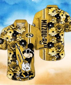 Missouri Tigers Aloha Mick Pattern Hawaiian Shirt For Fans