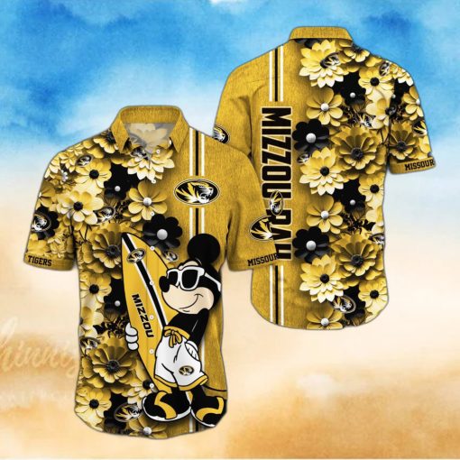 Missouri Tigers Aloha Mick Pattern Hawaiian Shirt For Fans
