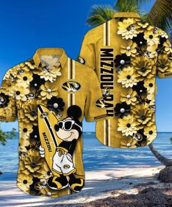 Missouri Tigers Aloha Mick Pattern Hawaiian Shirt For Fans