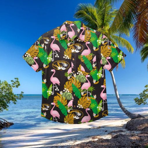 Missouri Tigers Floral Hawaiian Shirt