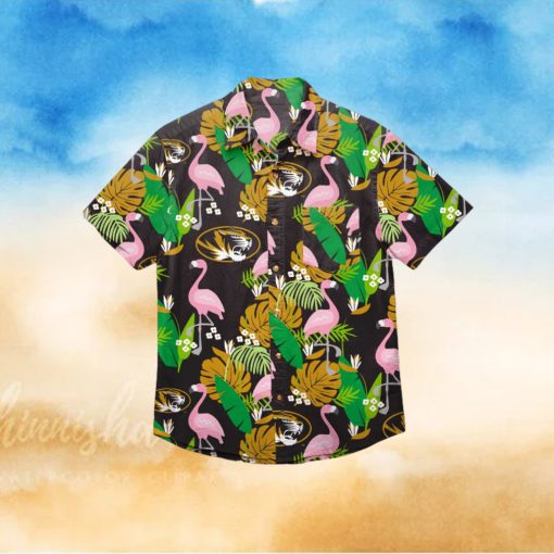 Missouri Tigers Floral Hawaiian Shirt