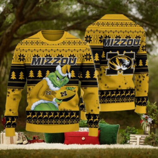 Missouri Tigers Grinch Ugly Christmas Sweater