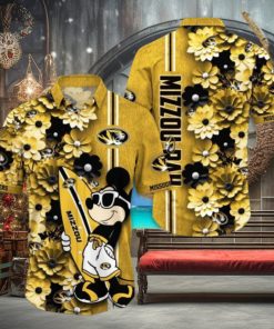 Missouri Tigers Hawaiian Shirt Mickey Love Surfing Trending Summer Gift